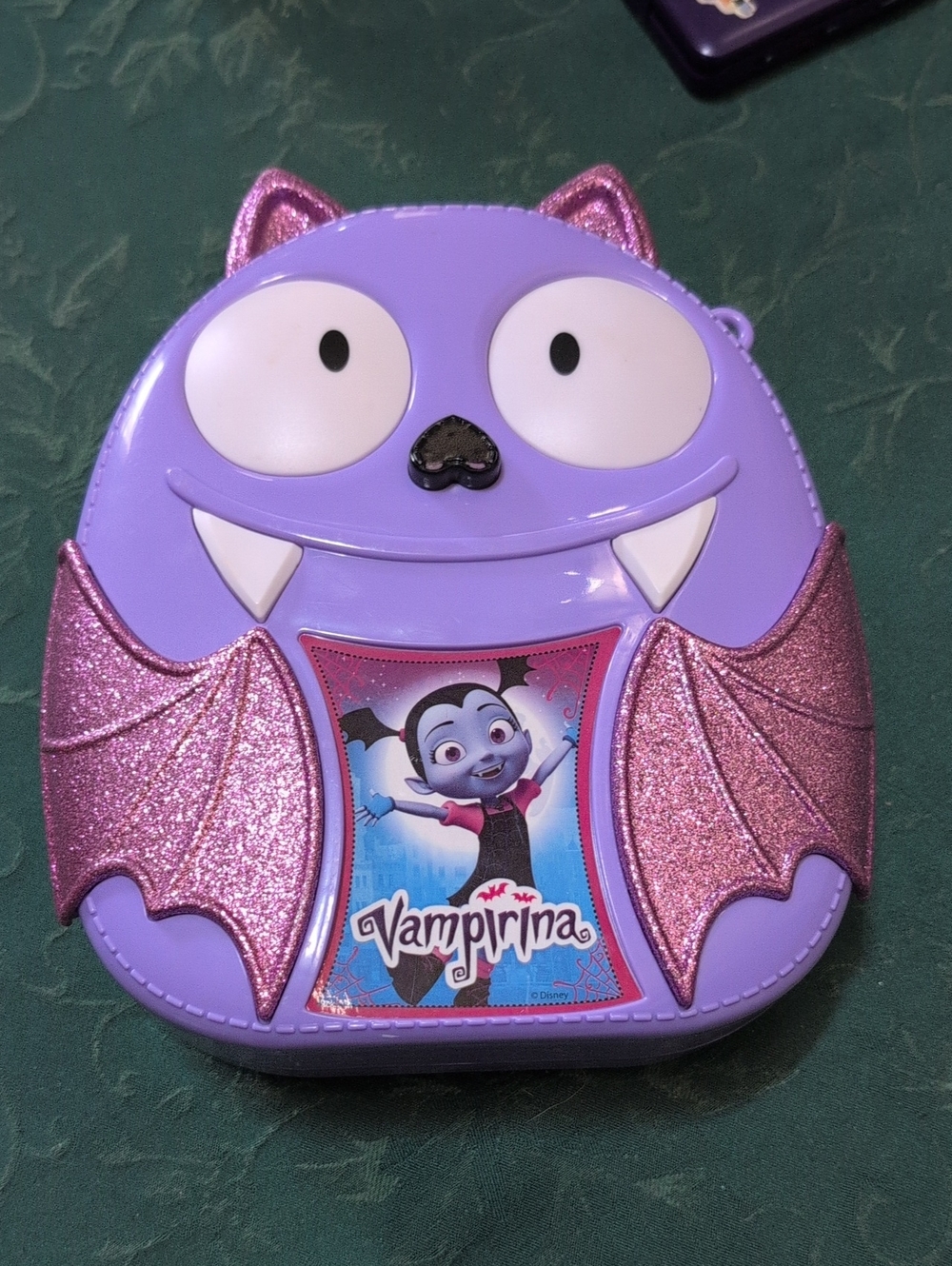 Vampirina Glitter Bat Shaped Case - Purple & Pink